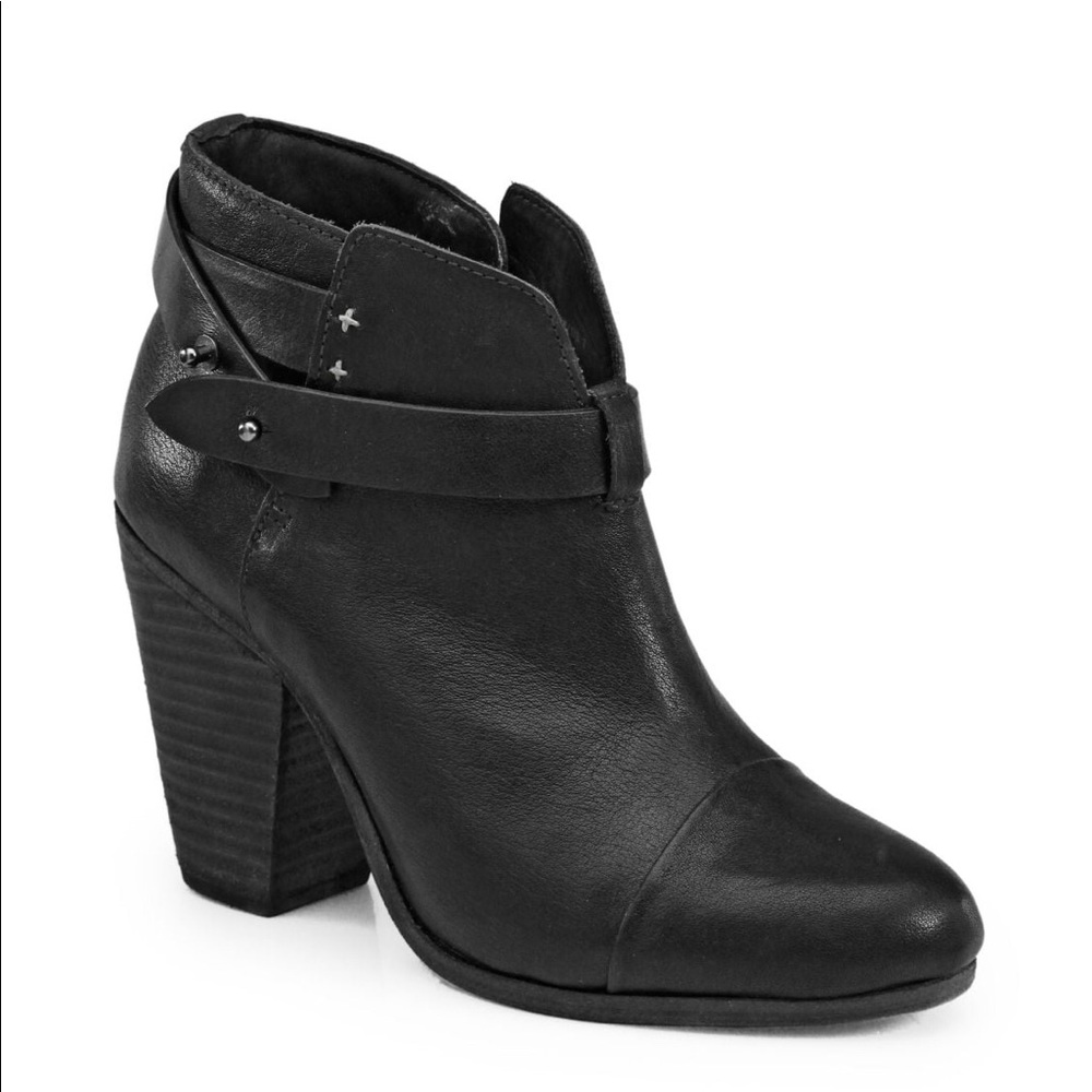 Rag & Bone Harrow boots in black leather size 9